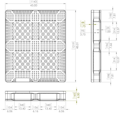 HD 4548 Honey Comb Angle Foot