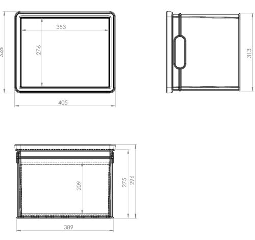 Medidas Cheese Block Mold