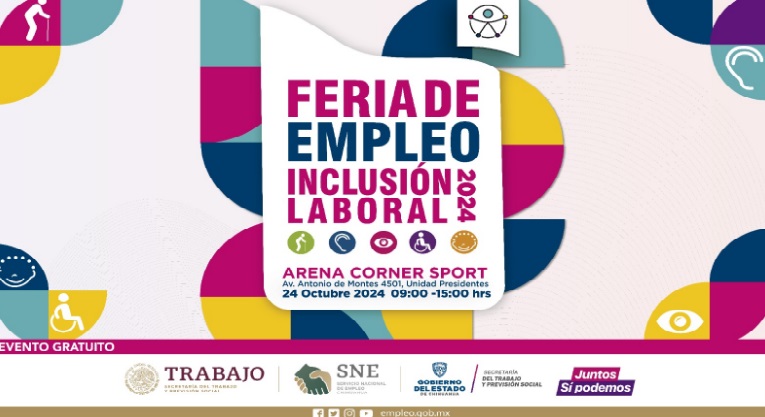 Ofertarán 2 mil 500 vacantes en Feria de Empleo para la Inclusión Laboral