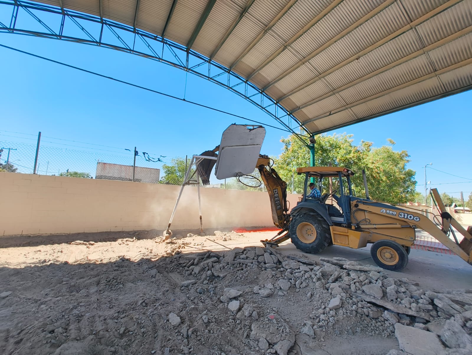 Construye Obras Públicas los proyectos del Presupuesto Participativo 2024 en el Valle de Juárez