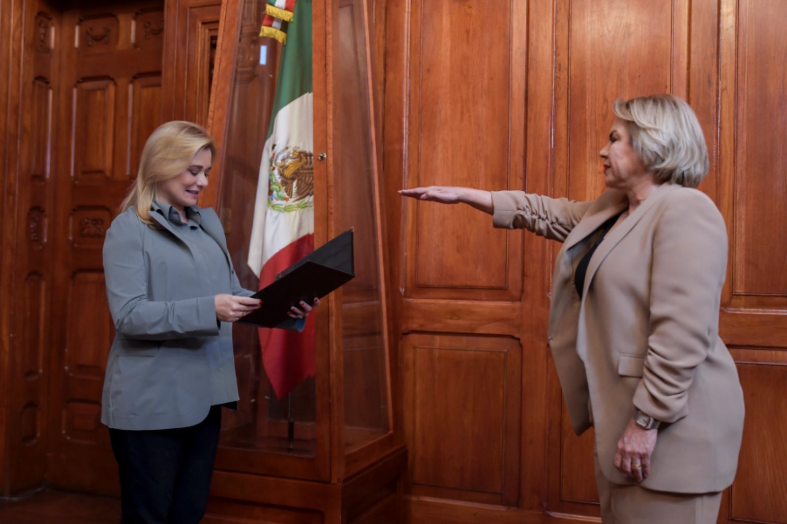 Designa Maru Campos a Adriana Terrazas como representante del Gobierno del Estado en la Ciudad de México