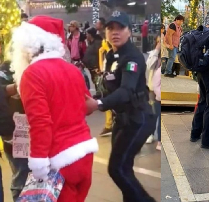 Pelea entre ‘El Grinch’ y ‘Santa Claus’ opaca la Navidad en Aguascalientes 