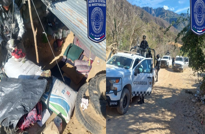 Localiza y destruyen campamentos en comunidades de Guadalupe y Calvo