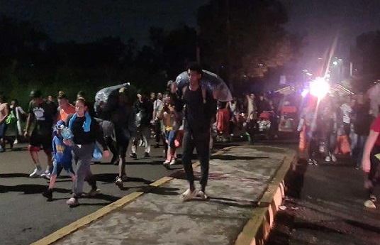 Sale cuarta caravana de 2 mil 500 migrantes de Tapachula; algunos con CBP One