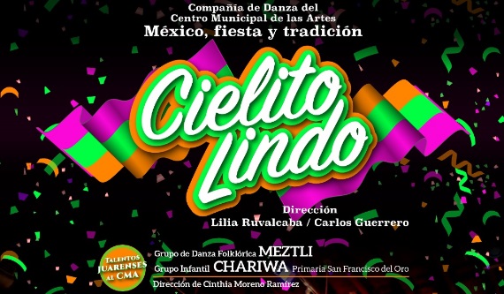 Presentan hoy danza “Cielito Lindo” en el CMA