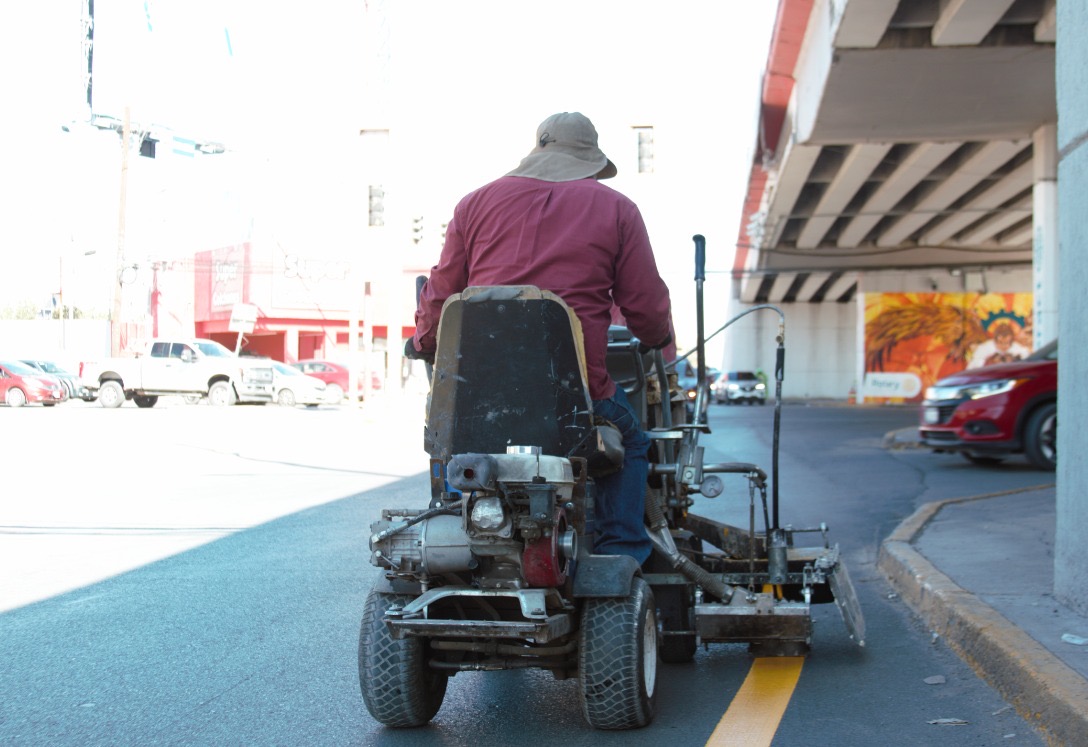 Delimita Control de Tráfico división de carriles en inmediaciones del puente Rotario