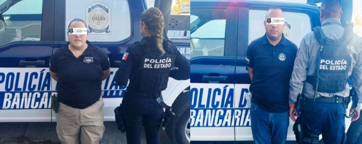 Detienen a dos elementos de seguridad privada por falta de permiso para portar armas