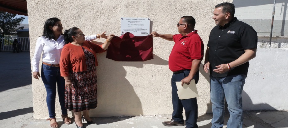 Cuentan alumnos de la Escuela Primaria Federal Libertad con instalaciones remodeladas