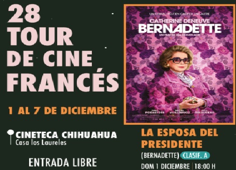 Llega edición 28 del Tour de Cine Francés a la Cineteca Chihuahua con funciones gratuitas