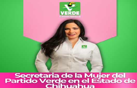 Será Fernanda Ávalos Medina nueva secretaria estatal de la mujer del PVEM